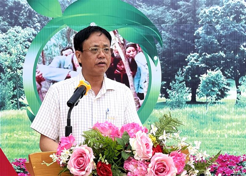 Phó Chủ tịch UBND huyện Bảo Lâm phát động Tết trồng cây đời đời nhớ ơn Bác Hồ và hưởng ứng Ngày môi trường thế giới