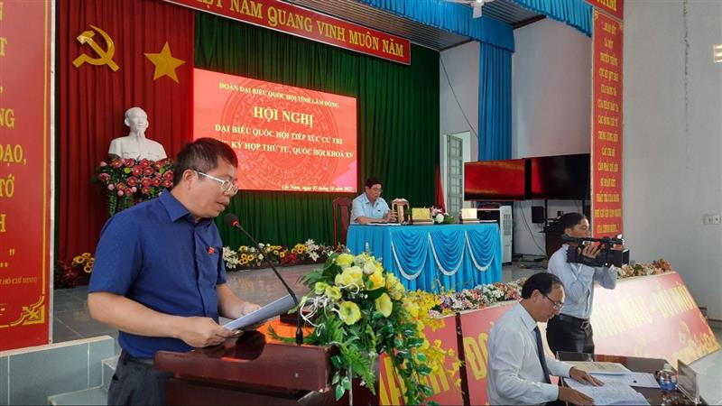 đồng chí Nguyễn Văn Hiển – Viện trưởng viện Nghiên cứu lập pháp của Quốc hội