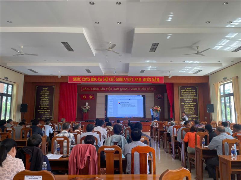 Toàn cảnh lớp tập huấn