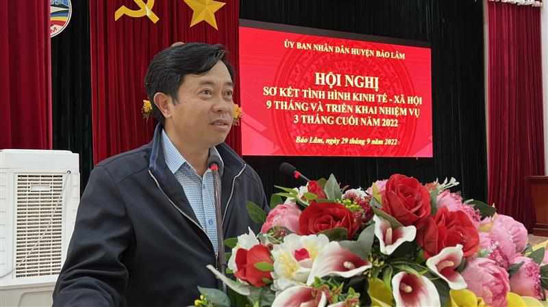 Đồng chí Nguyễn Trung Kiên - TUV -  Bí thư Huyện ủy – Chủ tịch HĐND huyện