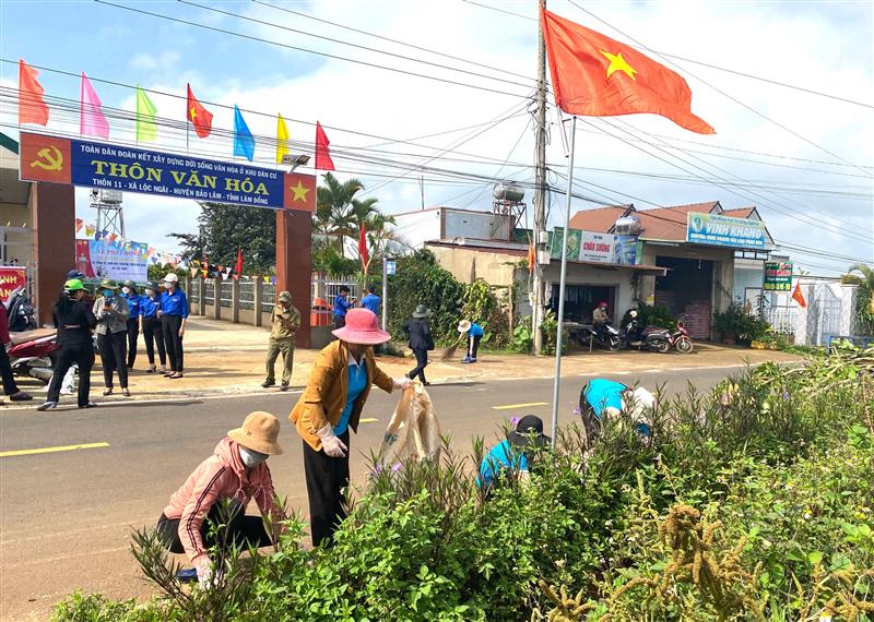 Mô hình sáng, xanh, sạch đẹp tại Lộc Ngãi