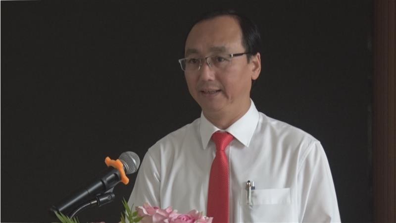 Đ/c Bùi Xuân Quý - Chủ tịch Ủy ban MTTQ Việt Nam huyện Bảo Lâm đã đọc lời phát động 