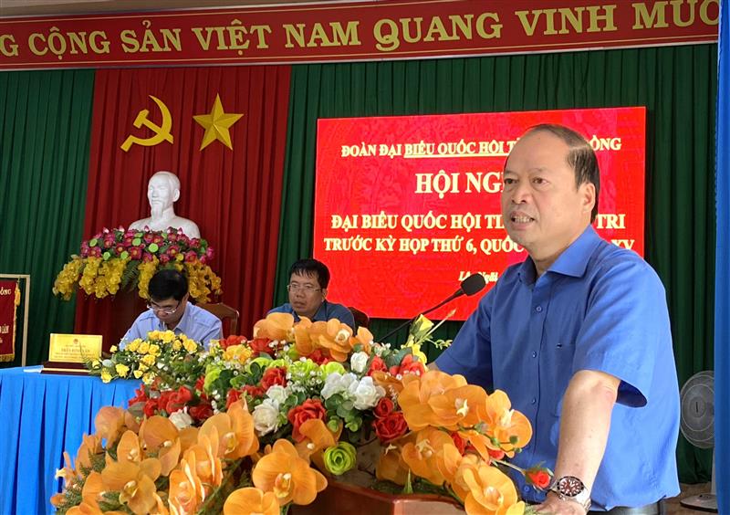 Ông Nguyễn Viết Vân, TUV, Bí thư Huyện ủy 