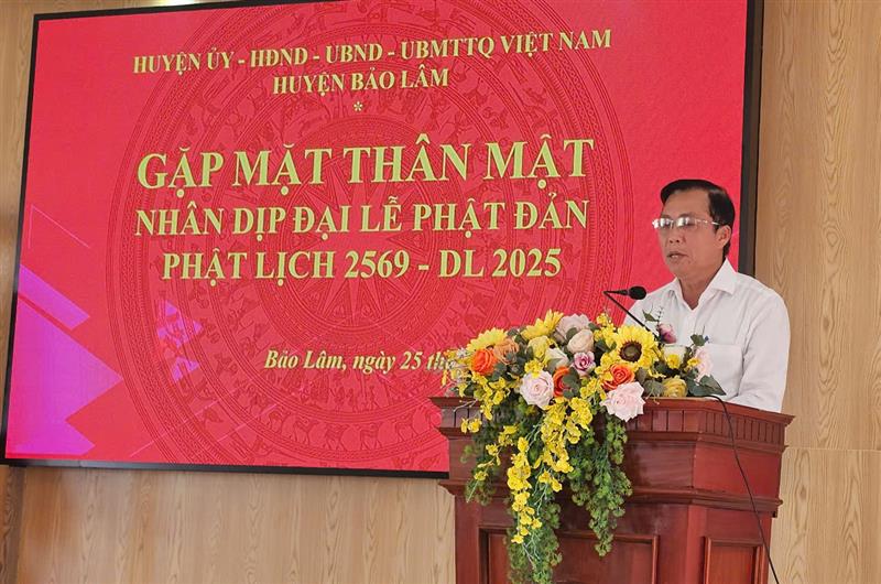 Đồng chí Trịnh Văn Thảo- Phó chủ tịch UBND