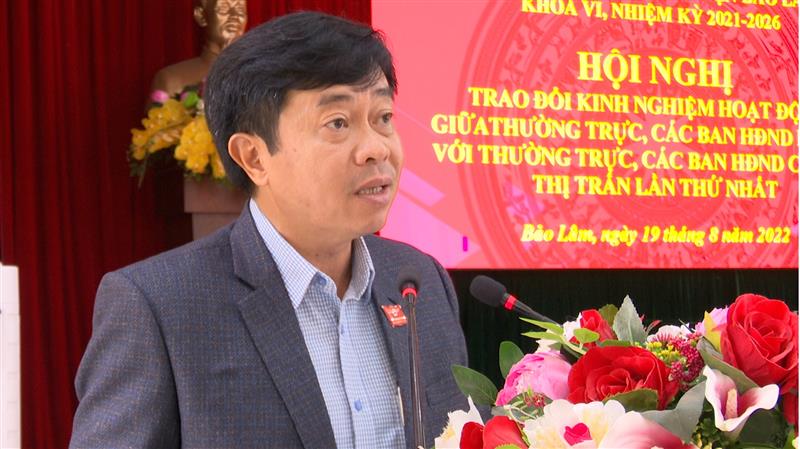 Đồng chí Nguyễn Trung Kiên – TUV – Bí thư Huyện ủy – Chủ tịch HĐND huyện