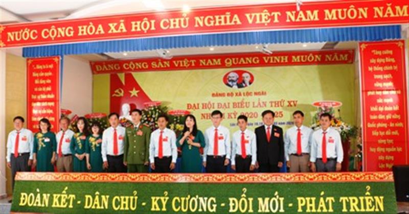 Ban Chấp hành Đảng bộ xã Lộc Ngãi, lần thứ XV, nhiệm kỳ 2020-2025