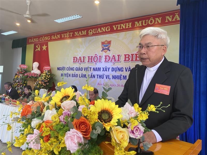 Linh mục Trần Đức Thành, phát biểu khai mạc Đại hội