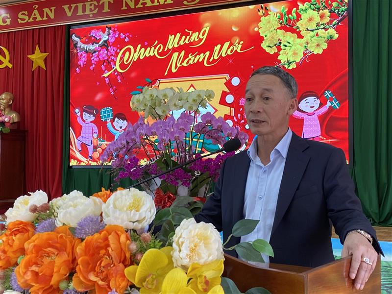 Chủ tịch UBND tỉnh Lâm Đồng Trần Văn Hiệp phát biểu