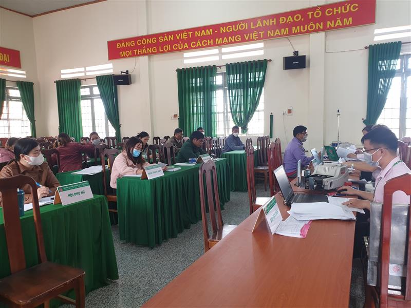 Hoạt động  Điểm giao dịch Ngân hàng CSXH tại xã Lộc Bảo