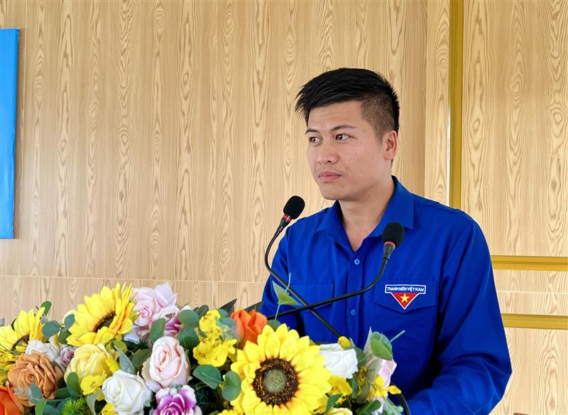 đồng chí Lê Xuân Vũ, tân Phó Bí thư Huyện đoàn Bảo Lâm khóa VI